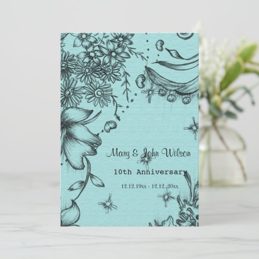 antiek dag van de herdenking kaart (Staand voorkant)