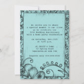 antiek dag van de herdenking kaart (Achterkant)