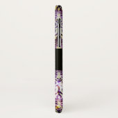 ANTIEK DAMASK Paars Amethyst Monogram zwart Case-Mate iPhone Case (Achterkant/links)