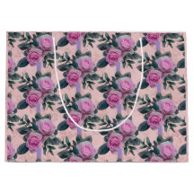 Antiek Damask Pink Roses