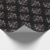 Antiek damaskpatroon cadeaupapier (Hoek)