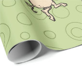 Antiek Dansende Varkens: grillige  Piggy Jig Cadeaupapier (Rol Hoek)