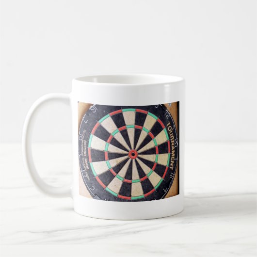 antiek dart koffiemok (Links)