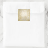 Antiek de Achtergrond van de Textuur van het Vigne Vierkante Sticker (Tas)