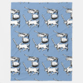 Antiek De uil en de Pussycat Fleece Deken (Voorkant)