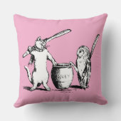 Antiek De uil en de Pussycat Kussen (Achterkant)