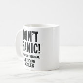 Antiek dealer koffiemok (Voorkant links)