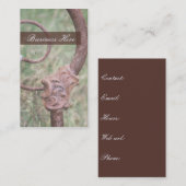 Antiek Dealer  Rusty Bed Lijst buitenshuis Visitekaartje (Voorkant / Achterkant)