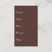 Antiek Dealer  Rusty Bed Lijst buitenshuis Visitekaartje (Achterkant)