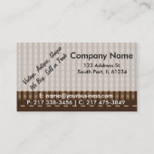 Antiek dealer / winkel visitekaartje (Achterkant)