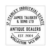 Antiek Dealers Rubber Stamp Rubberstempel (Afrduk)