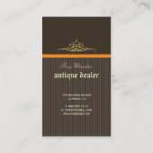 Antiek dealers visitekaartjes (Achterkant)