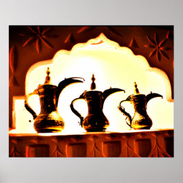 Antiek decanters poster