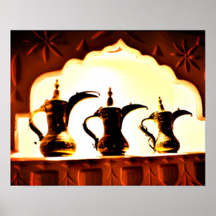Antiek decanters poster
