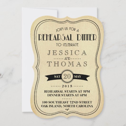 Antiek deco-weddenschap Kaart (Voorkant)