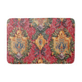 Antiek decoratief Frans bloemmotief Badmat (Voorkant)