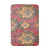 Antiek decoratief Frans bloemmotief Badmat (Voorkant Verticaal)