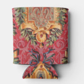 Antiek decoratief Frans bloemmotief Blikjeskoeler (Achterkant)