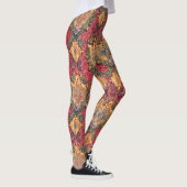 Antiek decoratief Frans bloemmotief Leggings (Rechts)