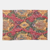 Antiek decoratief Frans bloemmotief Theedoek (Horizontaal)