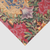 Antiek decoratief Frans bloemmotief Tissuepapier (Detail)