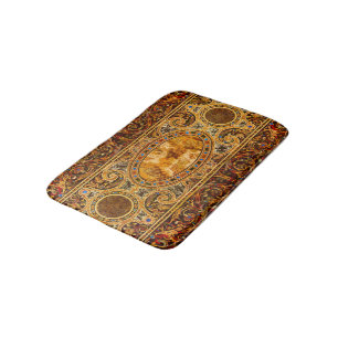 Antiek decoratief Italiaans edelsteenpatroon Badmat
