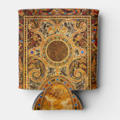 Antiek decoratief Italiaans edelsteenpatroon Blikjeskoeler (Voorkant)