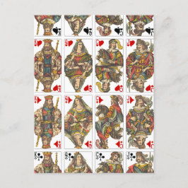 Antiek dek van kaarten