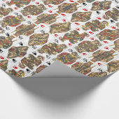 Antiek dek van kaarten cadeaupapier (Hoek)
