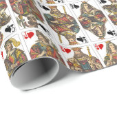 Antiek dek van kaarten cadeaupapier (Rol Hoek)