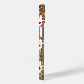 Antiek dek van kaarten Case-Mate iPhone case (Achterkant / Rechts)