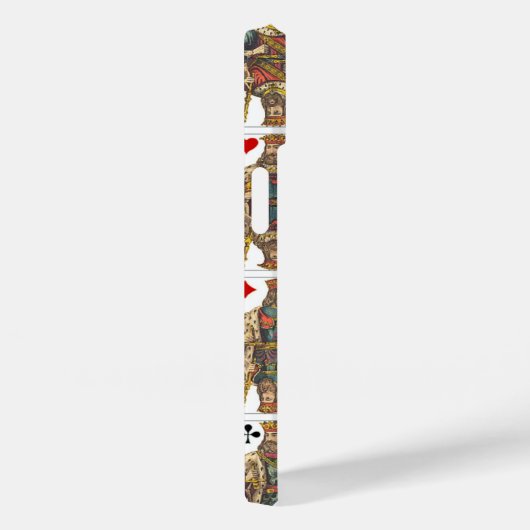 Antiek dek van kaarten Case-Mate iPhone case (Achterkant / Rechts)