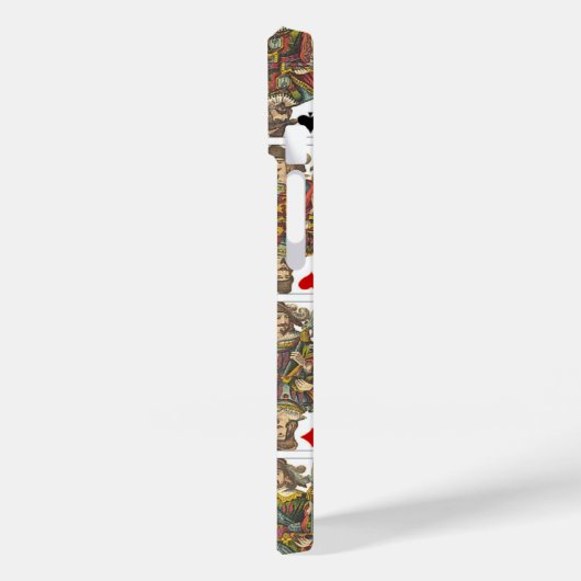 Antiek dek van kaarten Case-Mate iPhone case (Achterkant / Links)