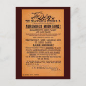 Antiek Delaware en Hudson Railroad ad Briefkaart (Voorkant)