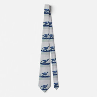 Antiek Delft Blue Tegel - Groot in de Gras Stropdas