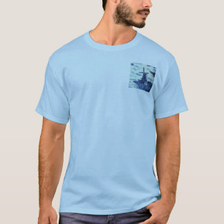 Antiek delft Blue-tegel - windmolen T-shirt