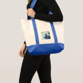 Antiek delft Blue-tegel - windmolen Tote Bag (Voorkant (product))