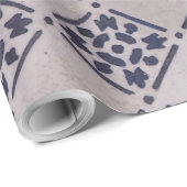 Antiek Delfts Tegel Blauw: Classic Dutch Art Patte Cadeaupapier (Rol Hoek)