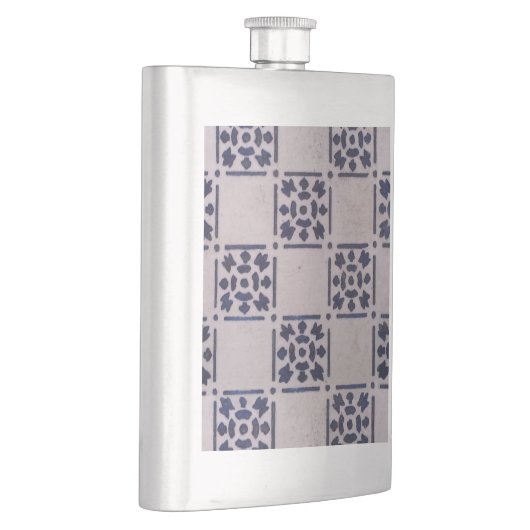 Antiek Delfts Tegel Blauw: Classic Dutch Art Patte Flacon (Rechts)