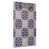 Antiek Delfts Tegel Blauw: Classic Dutch Art Patte Klembord (Rechts)