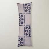 Antiek Delfts Tegel Blauw: Classic Dutch Art Patte Lichaamskussen (Achterkant (Verticaal))