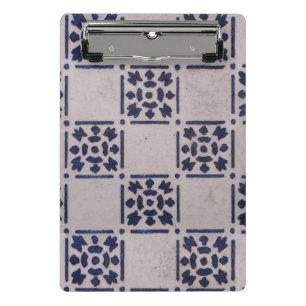Antiek Delfts Tegel Blauw: Classic Dutch Art Patte Mini Klembord