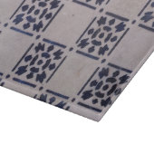 Antiek Delfts Tegel Blauw: Classic Dutch Art Patte Snijplank (Hoek)