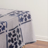 Antiek Delfts Tegel Blauw: Classic Dutch Art Patte Tafelkleed (Voorbeeld)