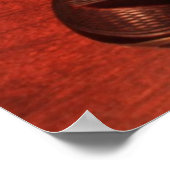 Antiek derringer pistol voor kansspelen poster (Hoek)