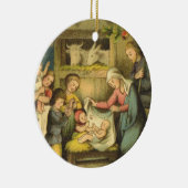 /Antiek-design kerstversiering Keramisch Ornament (Rechts)