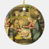 /Antiek-design kerstversiering Keramisch Ornament (Achterkant)