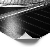 Antiek detail - in zwart-wit foto afdruk (Hoek)