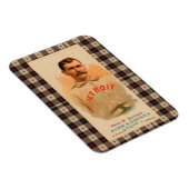 Antiek Detroit Baseball Player Poster Magneet (Rechterzijde)