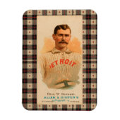 Antiek Detroit Baseball Player Poster Magneet (Verticaal)